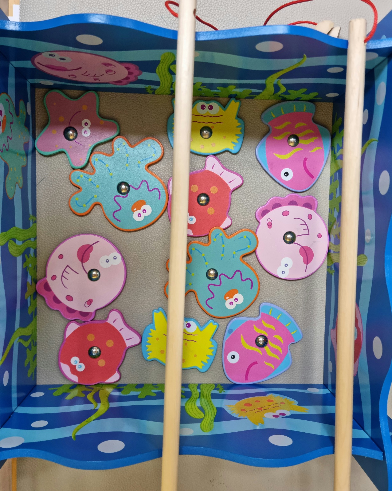 원목상자 낚시놀이